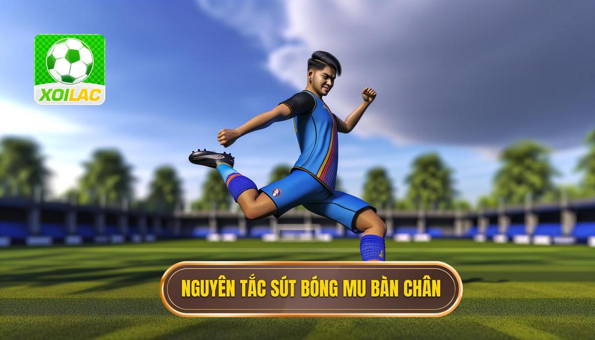 Nguyên tắc quan trọng trong kỹ thuật sút bóng bằng mu bàn chân