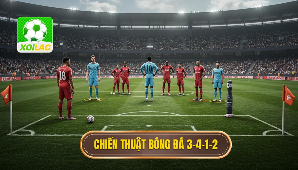 Chiến thuật bóng đá 3-4-1-2