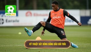 Kỹ thuật sút bóng bằng đầu gối trái