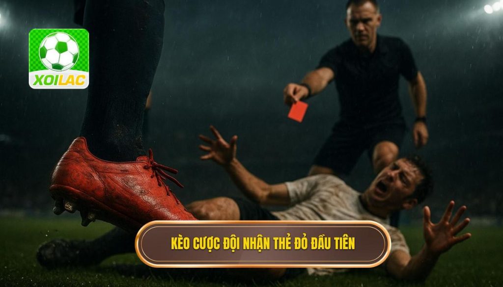Kèo cược đội nhận thẻ đỏ đầu tiên