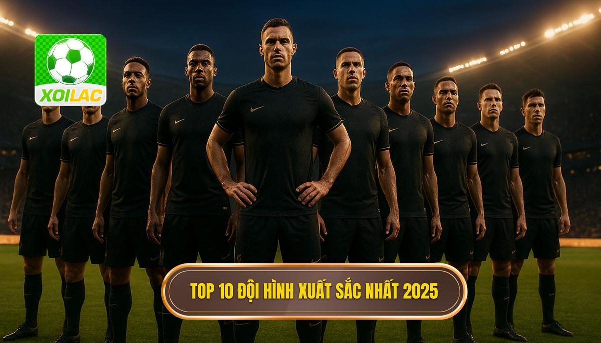 Top 10 đội hình xuất sắc nhất 2025