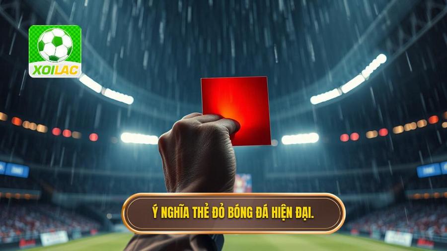 1. Ý nghĩa thẻ đỏ bóng đá hiện đại.