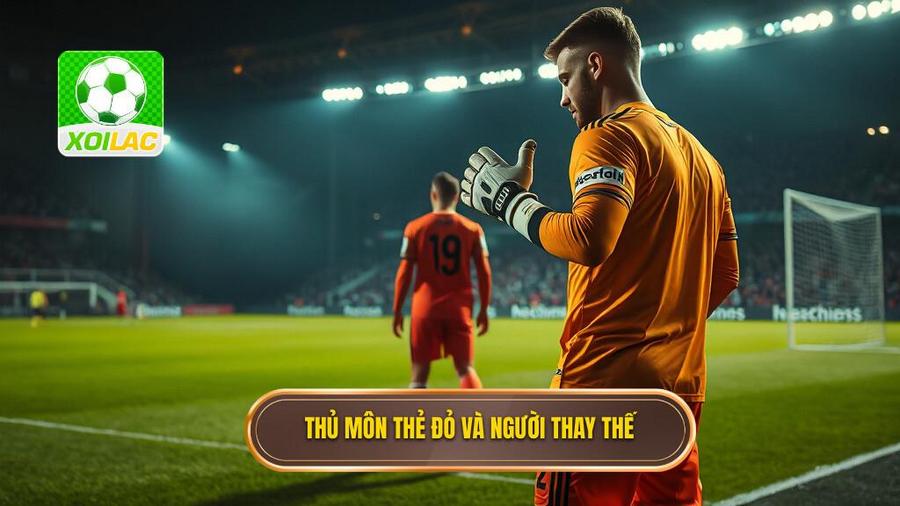 2. Thủ môn thẻ đỏ và người thay thế