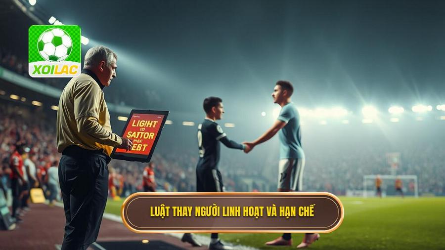 3. Luật thay người linh hoạt và hạn chế