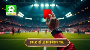 XOILAC_ Kỷ lục thẻ đỏ kịch tính.