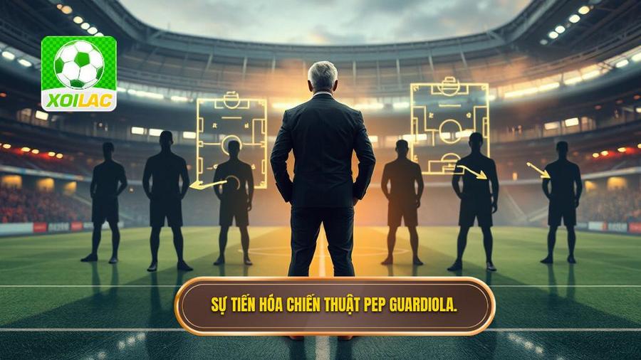 2. Sự tiến hóa chiến thuật Pep Guardiola.