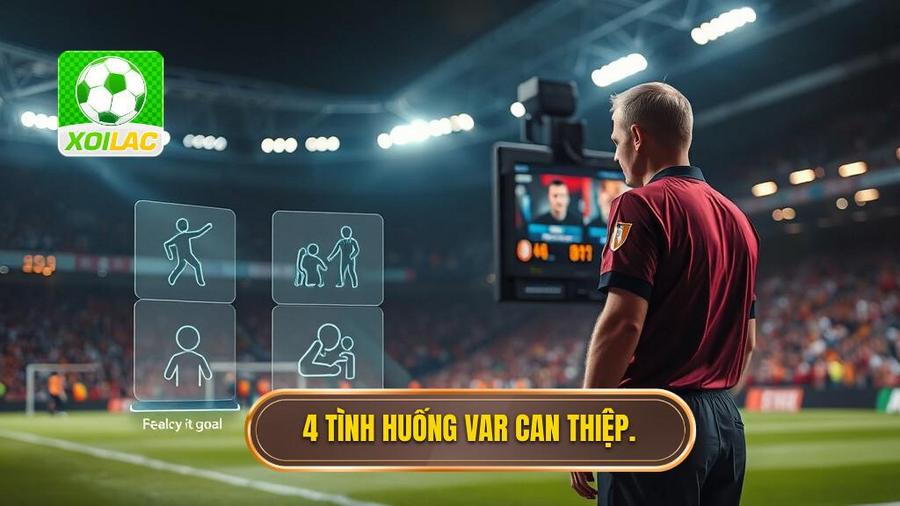 3. 4 tình huống VAR can thiệp.
