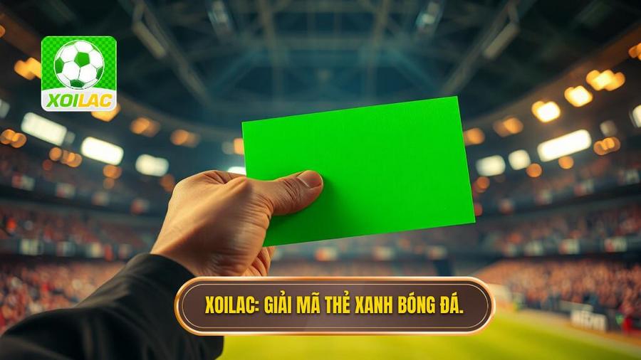 Thẻ xanh trong bóng đá là gì