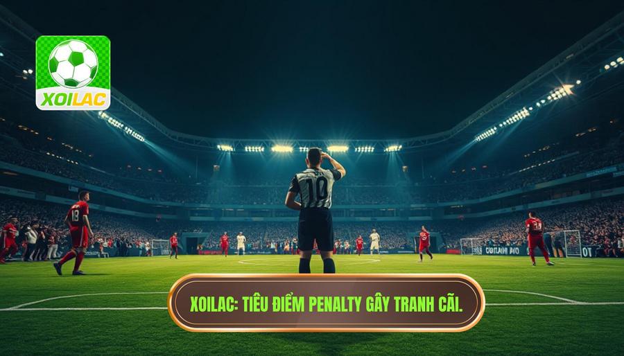 XOILAC Tiêu điểm penalty gây tranh cãi.