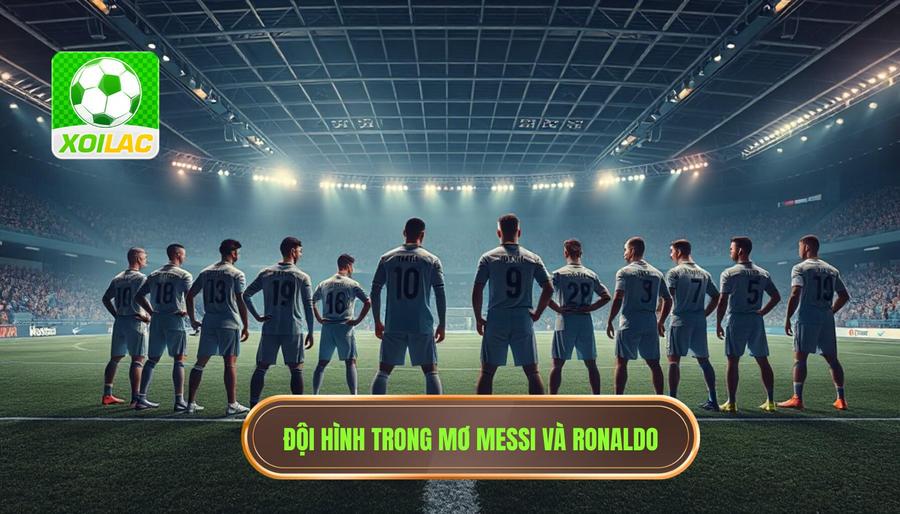 Chi tiết các vị trí trong Đội hình trong mơ với Messi và Ronaldo